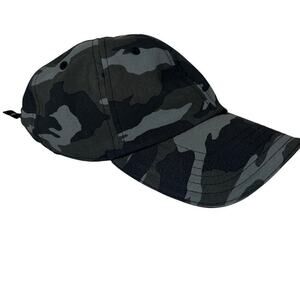 Athleta Camo Baseball Cap O/S Adjustable Stripe EUC